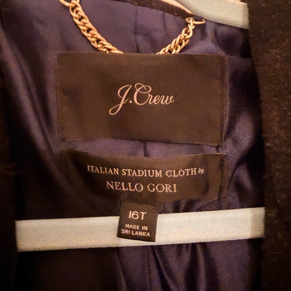 J. Crew Black Puffer Coat with Faux Fur Collar - Picture 4 of 4